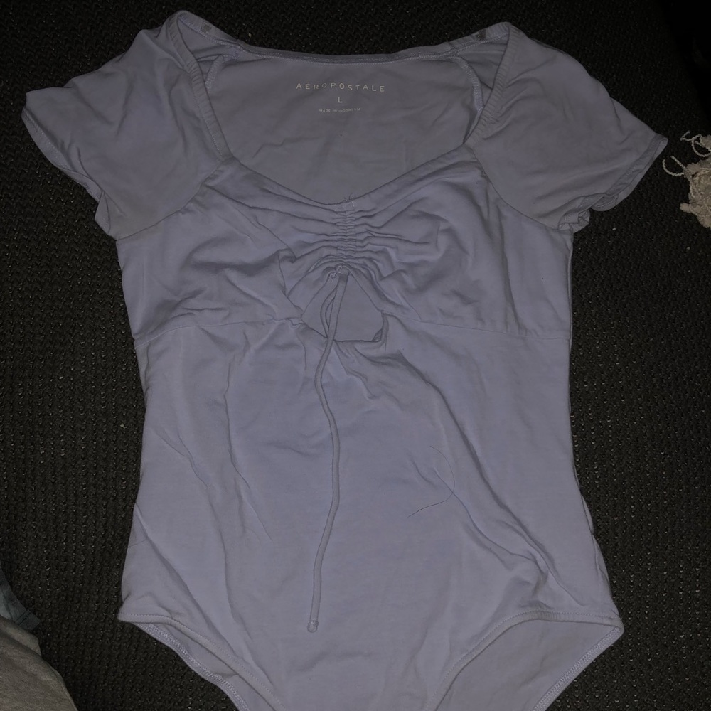 light blue bodysuit